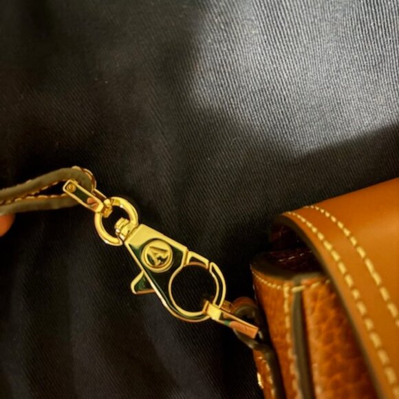 As New, Aspinal of London Portobello Crossbody Bag, Tan - Picture 9 of 11